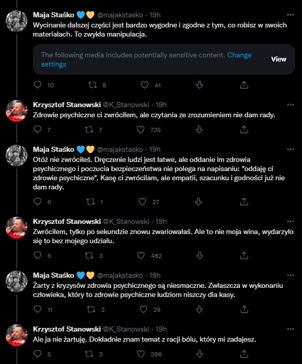 Maja Staśko vs Krzysztof Stanowski