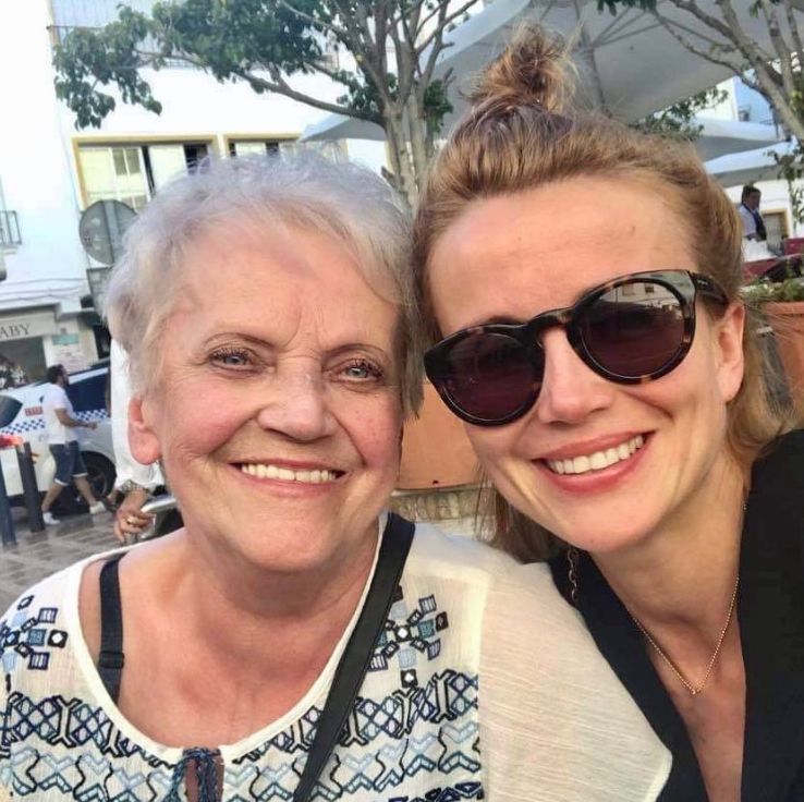 Katarzyna Zielińska z mamą