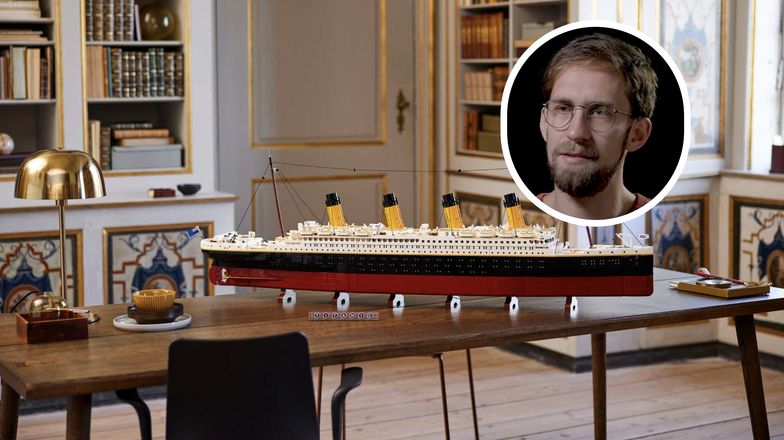 Titanic to największy model z klocków Lego. Jego projektant zdradza, jak powstał