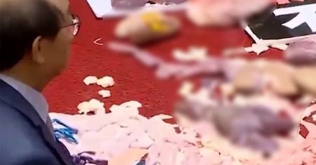 Zaczęli rzucać mięsem... w parlamencie. Oszaleli? Nie, mieli powód