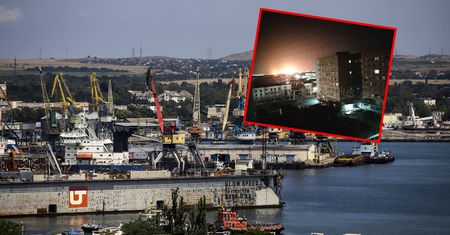 Atak dronów na rosyjski port. Pożar w rafinerii