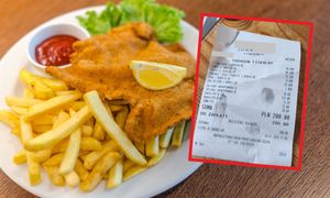 Paragon z Mielna. Zaskakuje nie tylko cena ryby ale i frytek