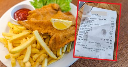 Paragon z Mielna. Zaskakuje nie tylko cena ryby ale i frytek