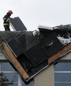 Potężne burze nad Polską. Powalone drzewa, zerwane dachy