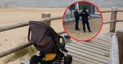 Kołobrzeg: zostawiła dziecko na plaży i poszła na kawę. Na wózku powiesiła kartkę
