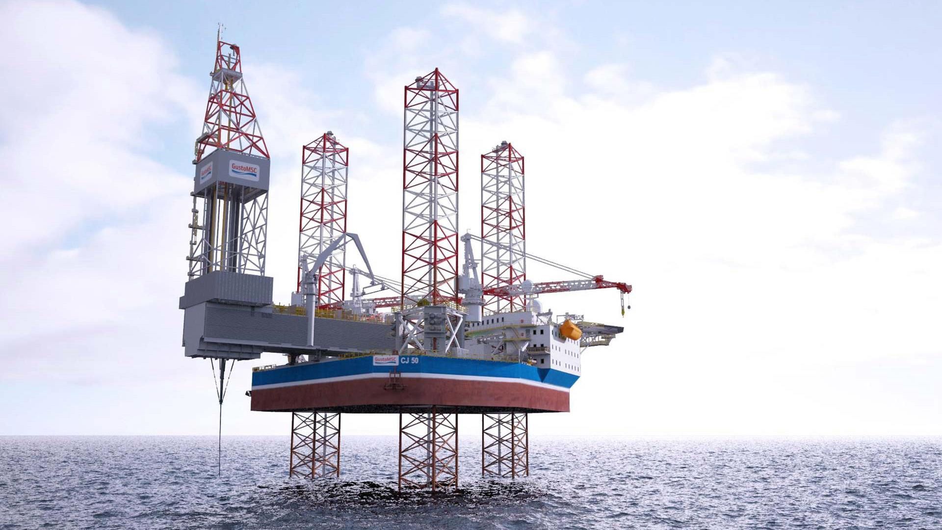 Specjalistyczny statek jack-up. Na jego wyczarterowanie trzeba czekać nawet 10 lat. 