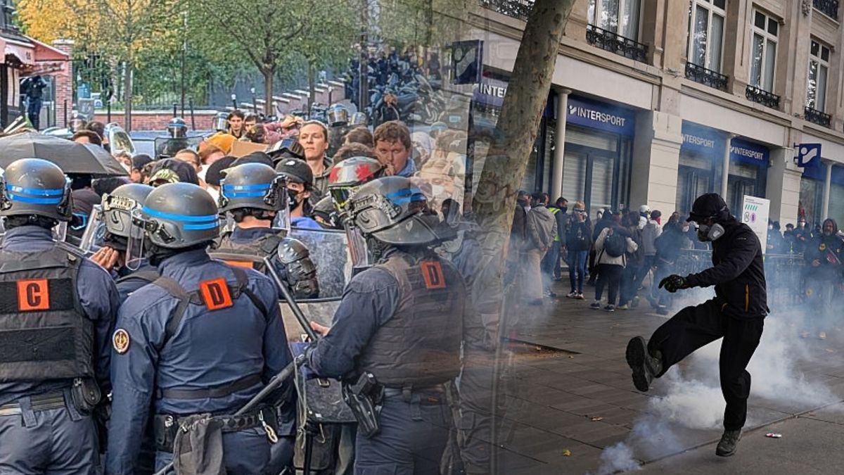 Sobota w Paryżu pod znakiem protestów