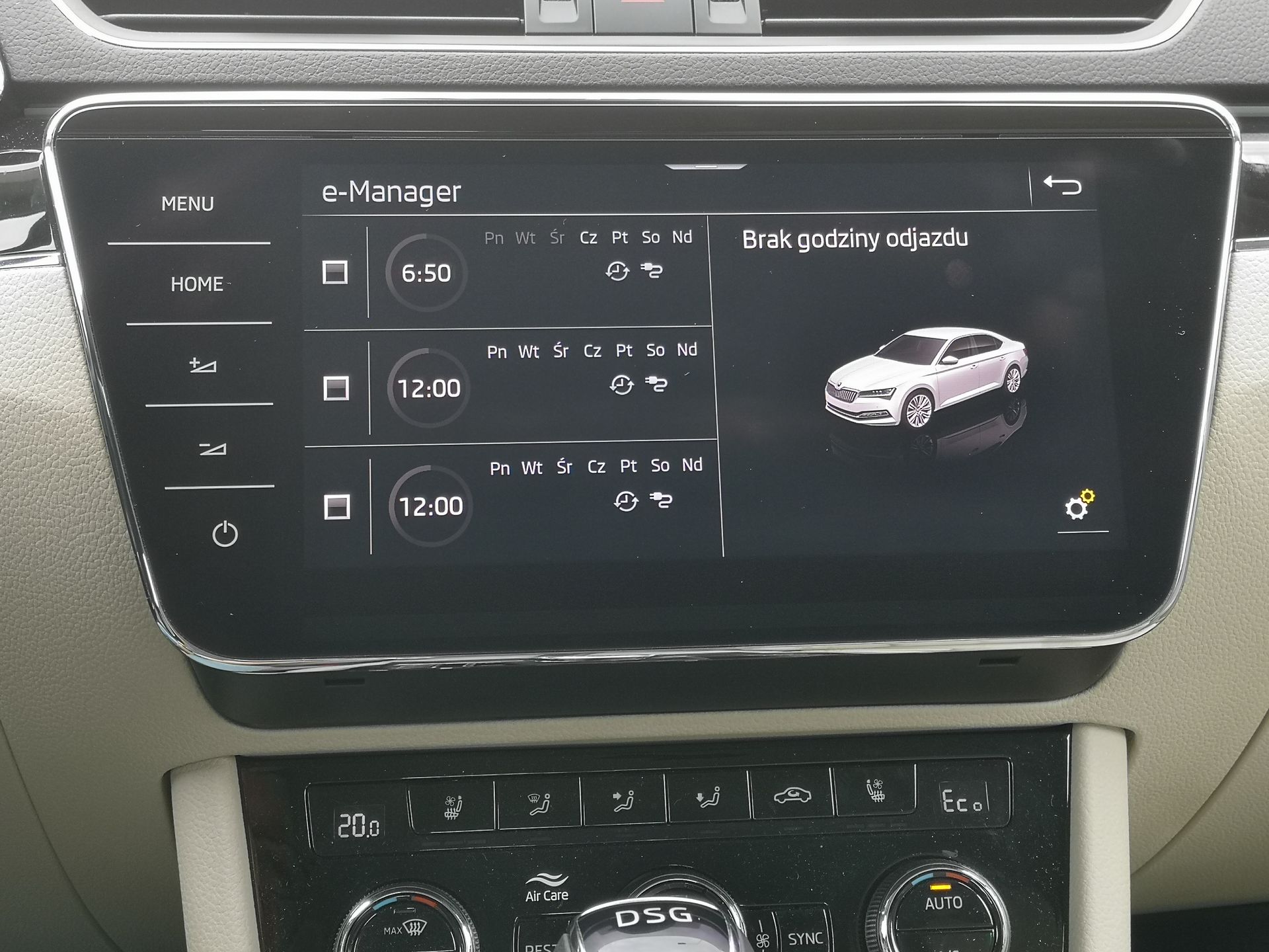 Skoda Superb iV: Systemy zarządzania energią oraz wsparcia kierowcy 4
