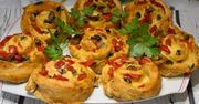 Zawijane pizzerki z kurczaka. Fantastyczna przekąska