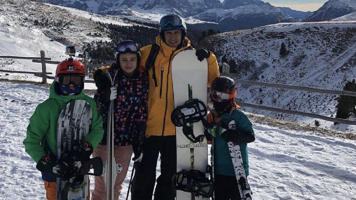 Jarosław Bieniuk z rodziną