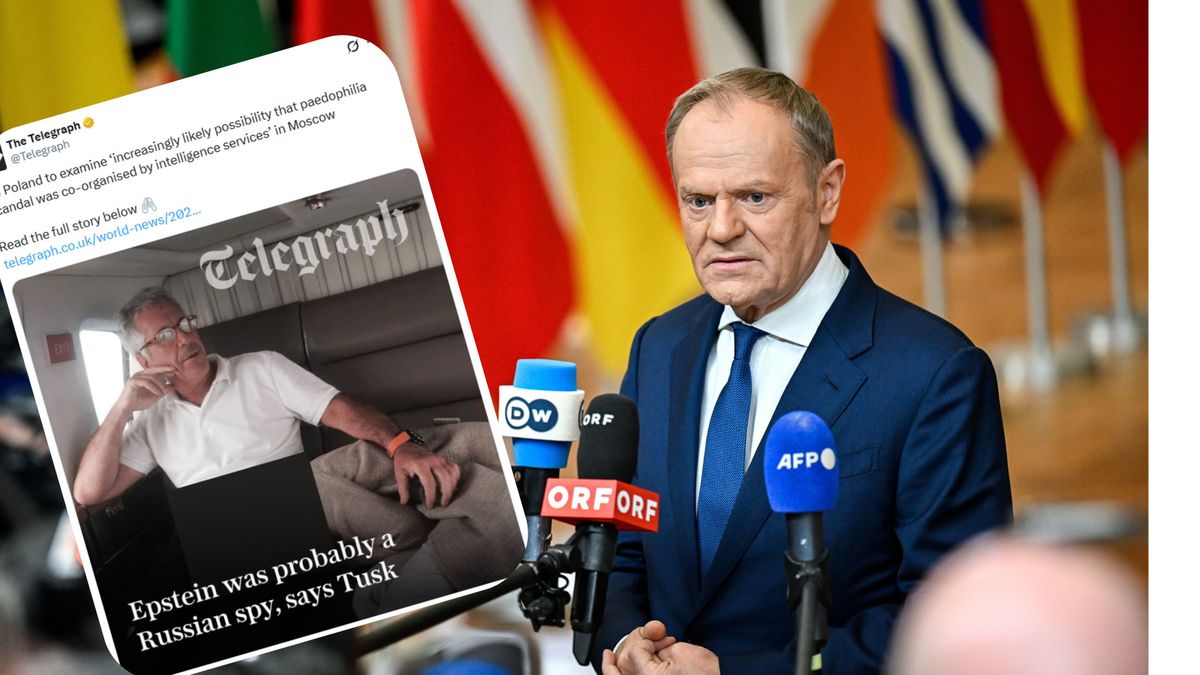 Media za granicą zauważyły słowa Tuska o Epsteinie