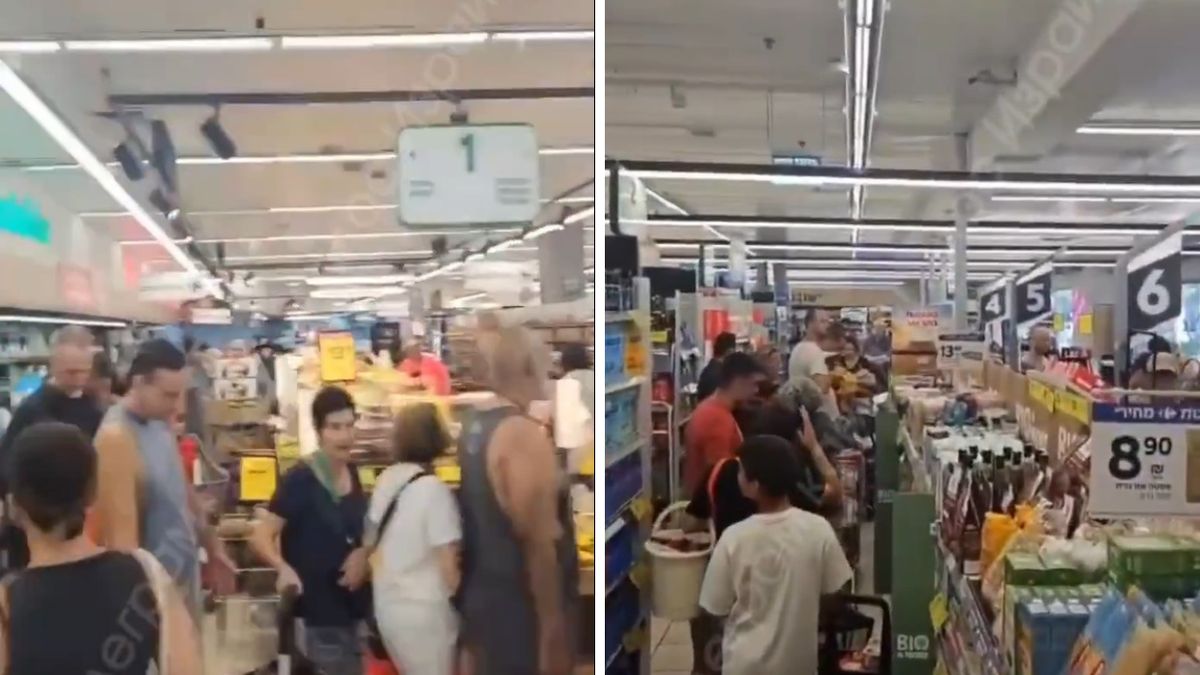 Panika w sklepach w Izraelu