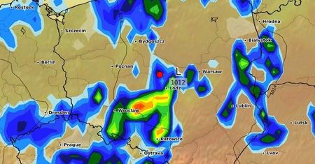 Burze nad Polską. Niebezpieczna superkomórka nad Lublinem
