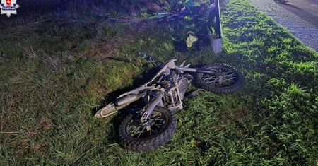 Nastolatkowie jechali na crossach. Czołówka. Tragiczne wieści ze szpitala