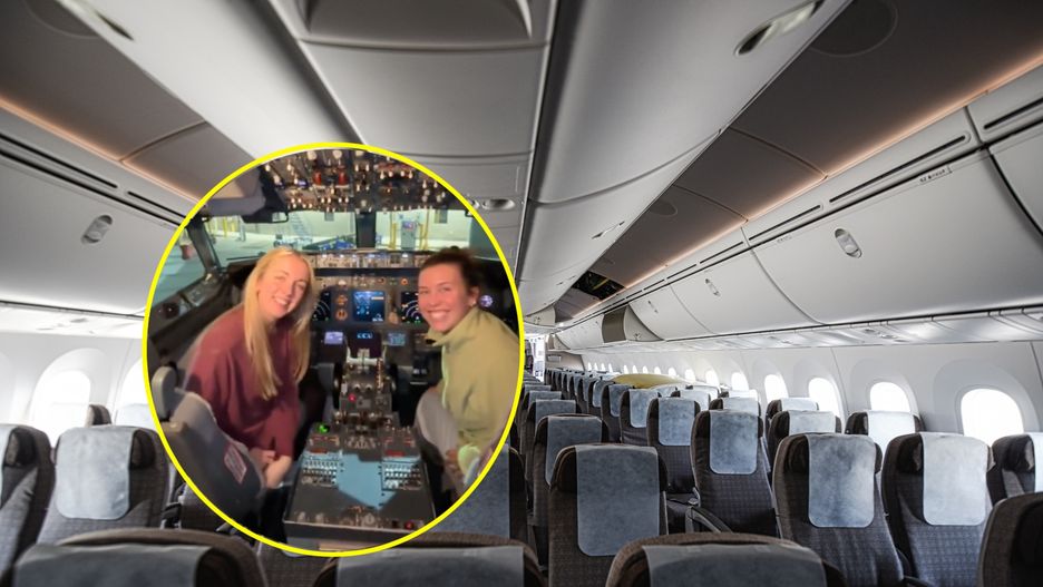 Studentki były jedynymi pasażerkami na pokładzie samolotu 