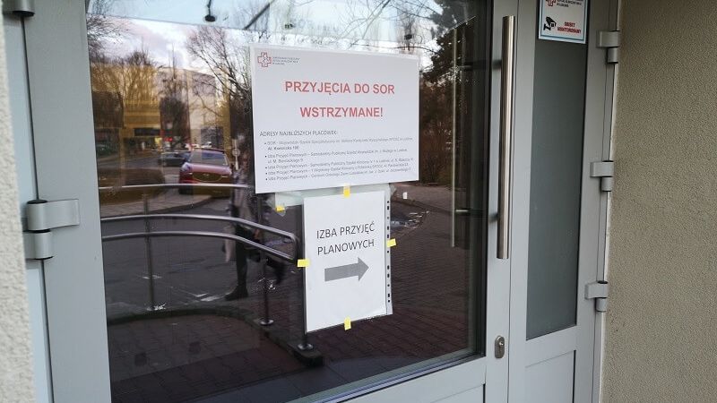 SOR SPSK4 przy ul. Jaczewskiego wstrzymał przyjęcia pacjentów