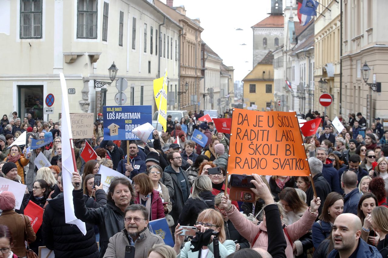 Co się dzieje w Chorwacji? Ludzie tłumnie wychodzą na ulice