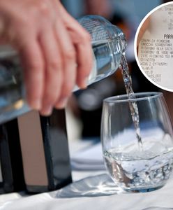 Kosmiczna cena wody w restauracji w Warszawie. Pokazała paragon