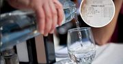 Kosmiczna cena wody w restauracji w Warszawie. Pokazała paragon