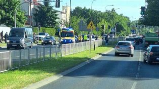 Lublin: Kierowca wjechał na czerwonym. Potrącił kobietę na przejściu
