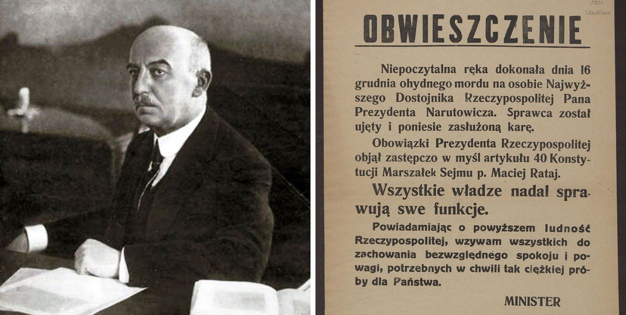 Sprawy archiwalne: zabójstwo pierwszego prezydenta II Rzeczypospolitej, Gabriela Narutowicza