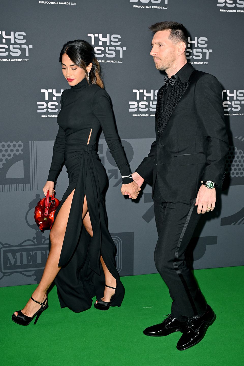 Antonella Roccuzzo i Leo Messi razem na gali