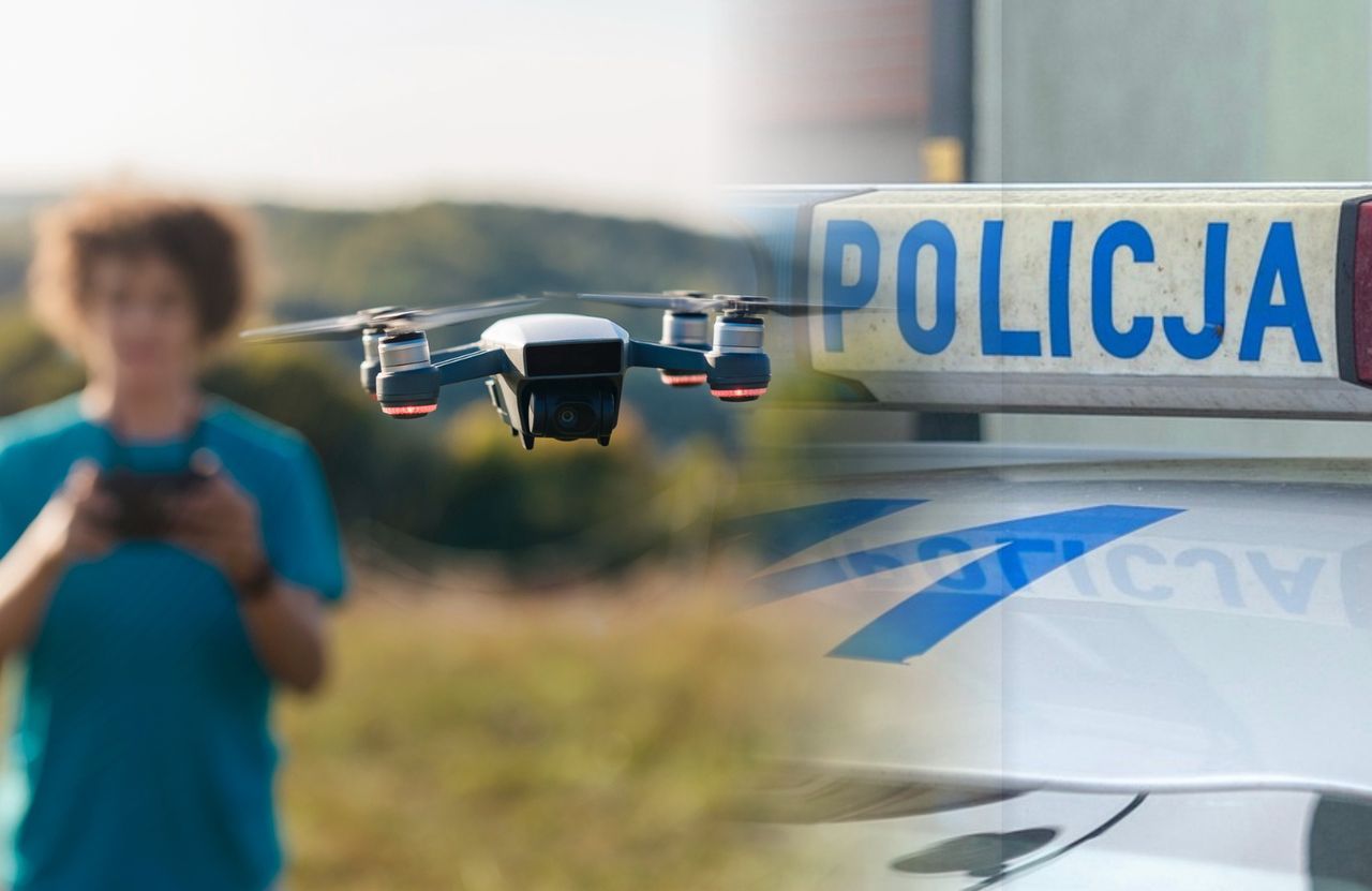 Drony nad centrum Warszawy. Dwaj młodzi mężczyźni z zarzutami