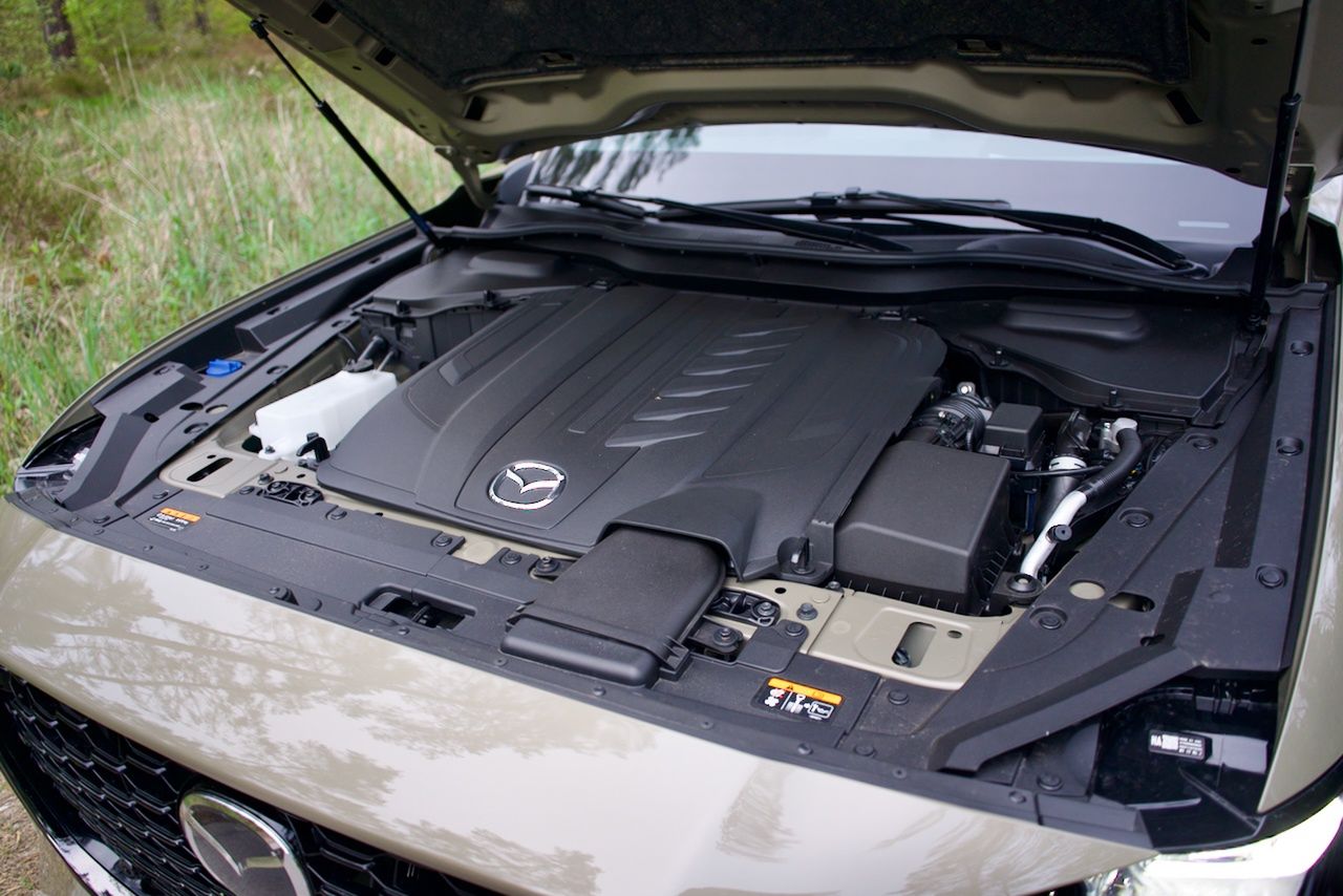 Sześć cylindrów, silnik Diesla i miękka hybryda