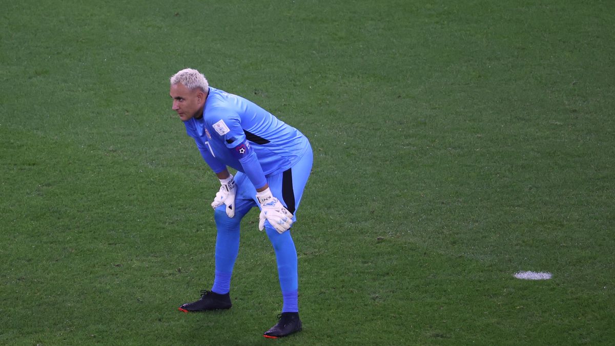 Goalkeeper Keylor Navas of Costa Rica during the FIFA World Cup 2022 group E soccer match between Spain and Costa Rica at Al Thumama Stadium in Doha, Qatar, 23 November 2022. EPA/Abedin Taherkenareh Dostawca: PAP/EPA.