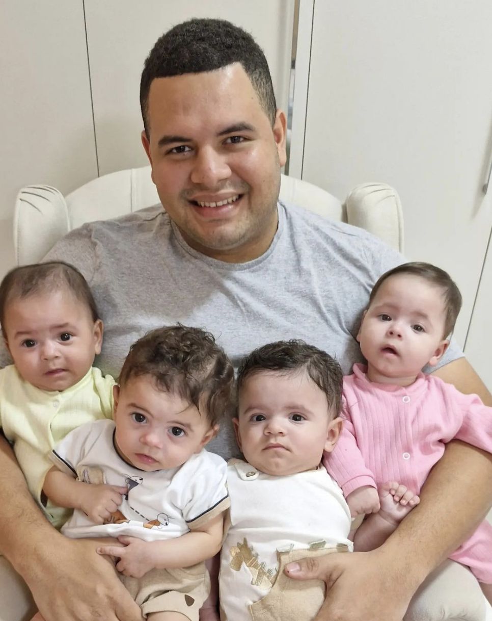 The woman gave birth to sextuplets