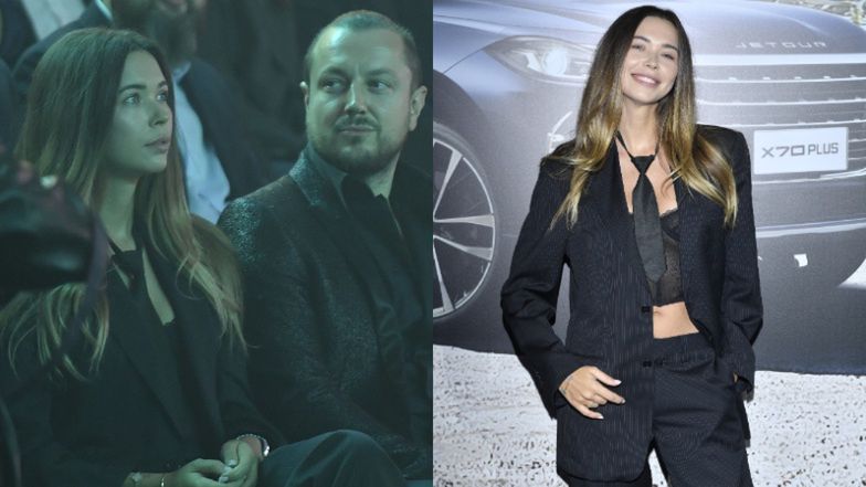 Sandra Kubicka i Baron na evencie