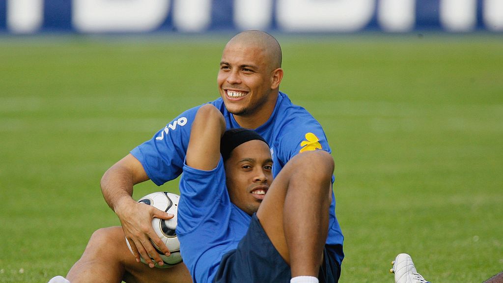 Getty Images / Stuart Franklin / Na zdjęciu: Ronaldo i Ronaldinho