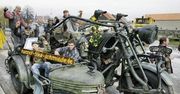 Gigantyczny motocykl napędzany silnikiem czołgu! [wideo]