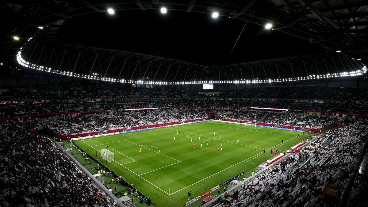stadion w Dausze podczas meczu Katar - Oman