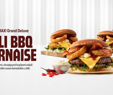 Chili BBQ Bearnaise! To nowa sezonowa propozycja burgerów w ofercie MAX Premium Burgers z ulubionym sosem Szwedów!
