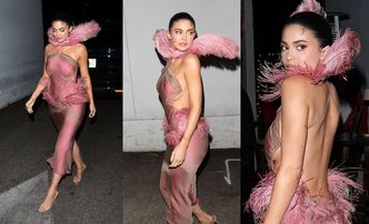 Półnaga Kylie Jenner mknie na świąteczne spotkanie z pracownikami. Stosowny ubiór do okazji? (ZDJĘCIA)