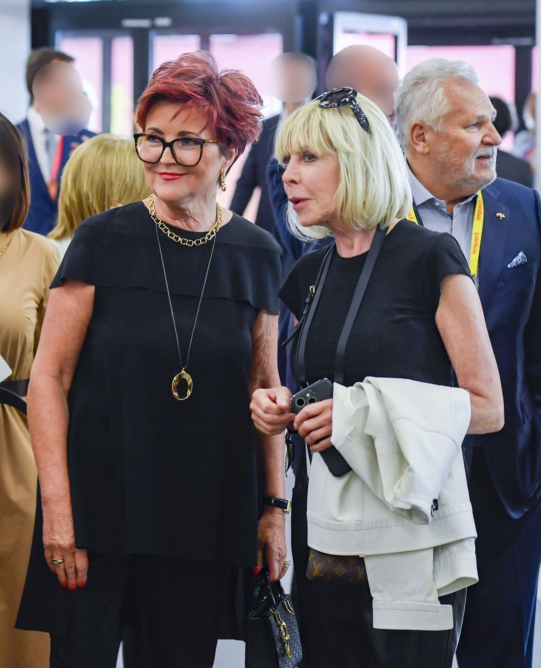 Jolanta i Aleksander Kwaśniewscy na kongresie Impact 2024
