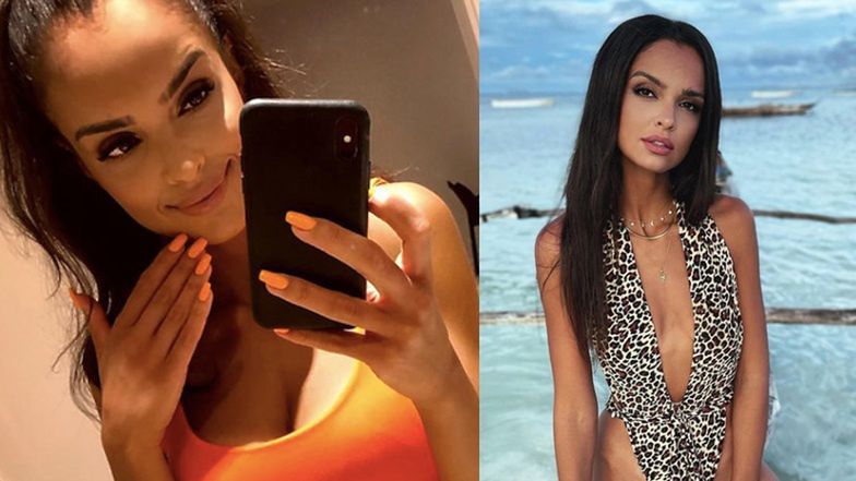 Klaudia El Dursi kusi w odważnym stroju kąpielowym