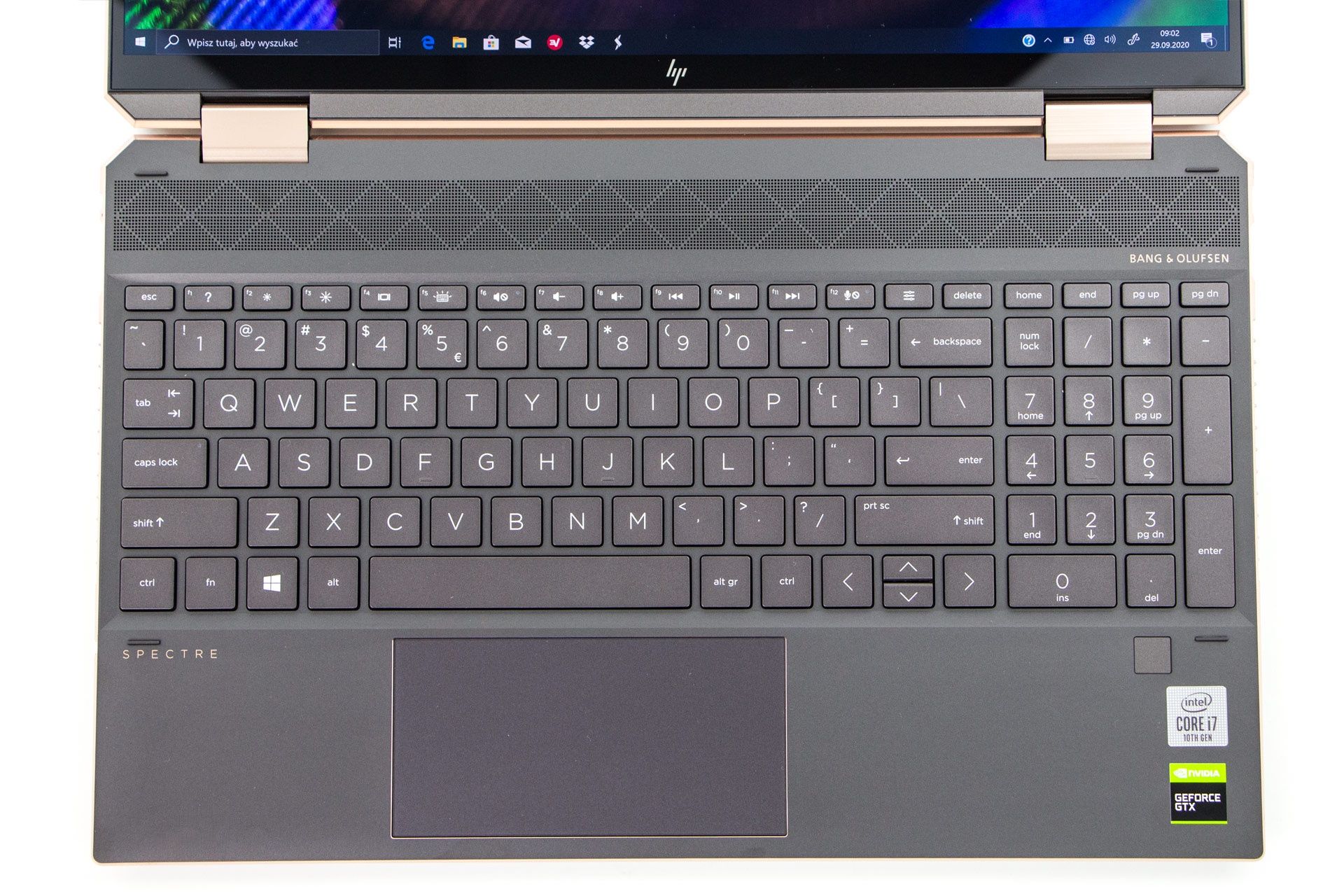 HP Spectre x360 15 - klawiatura
