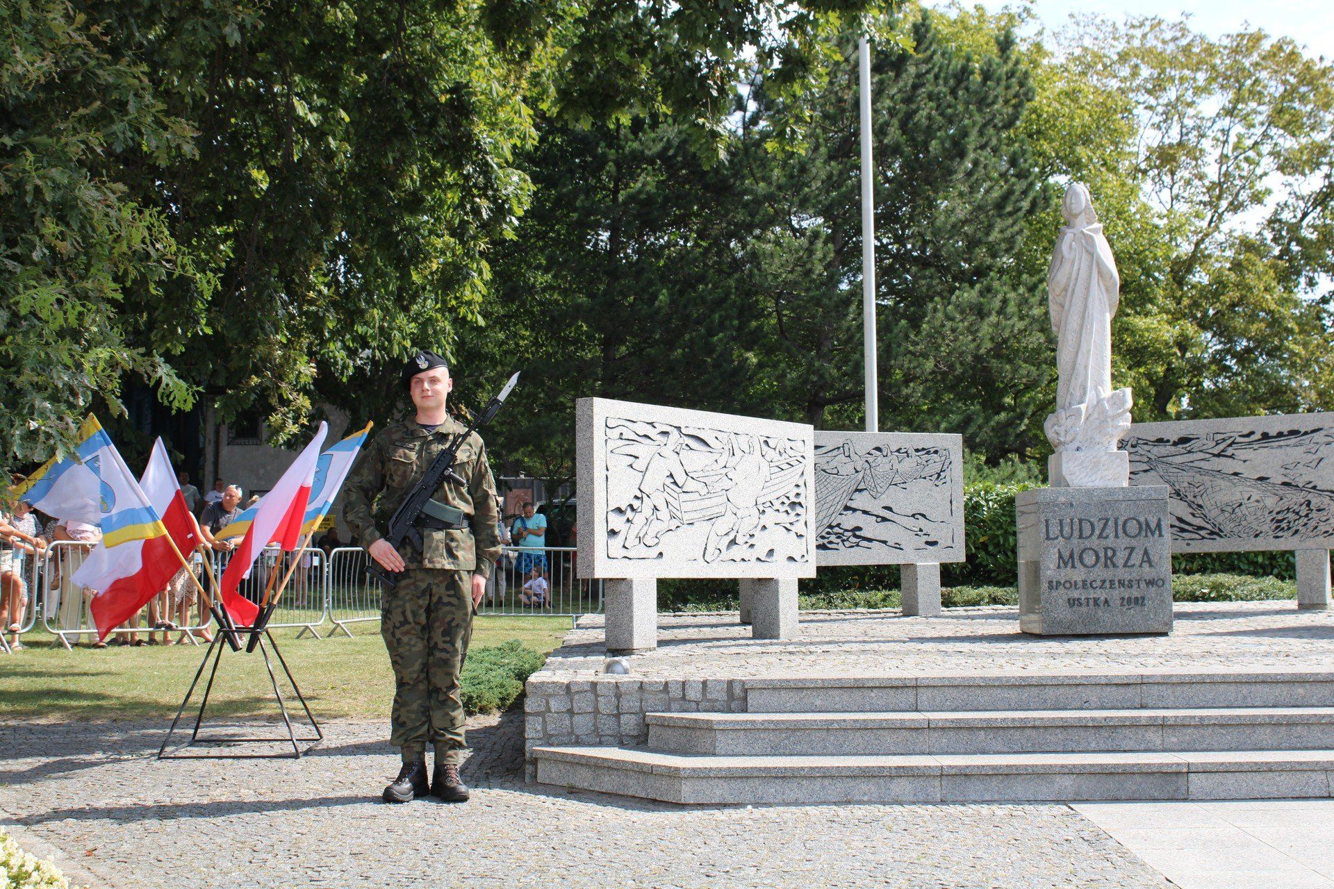 Uroczystości Święta Wojska Polskiego w Ustce.