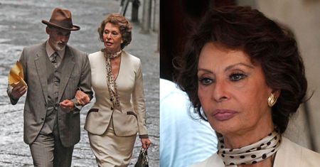78-letnia Sophia Loren na planie filmowym! (ZDJĘCIA)