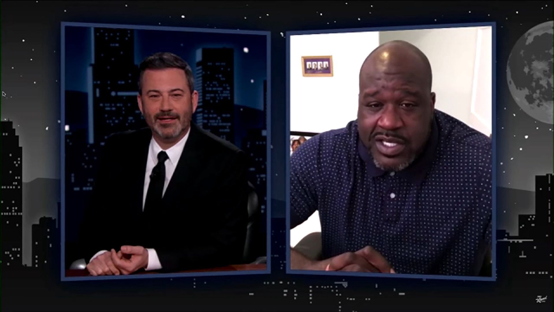Shaq O'Neill podczas programu Jimmy Kimmel Live Monday Night