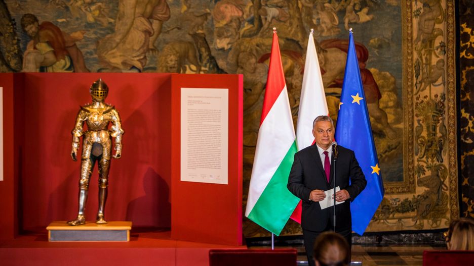 Oddanie zbroi młodego Zygmunta II Augusta 