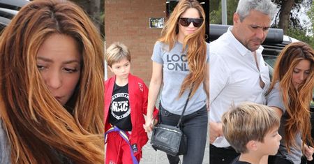 Shakira w towarzystwie ochroniarza odbiera syna z zajęć sportowych (ZDJĘCIA)