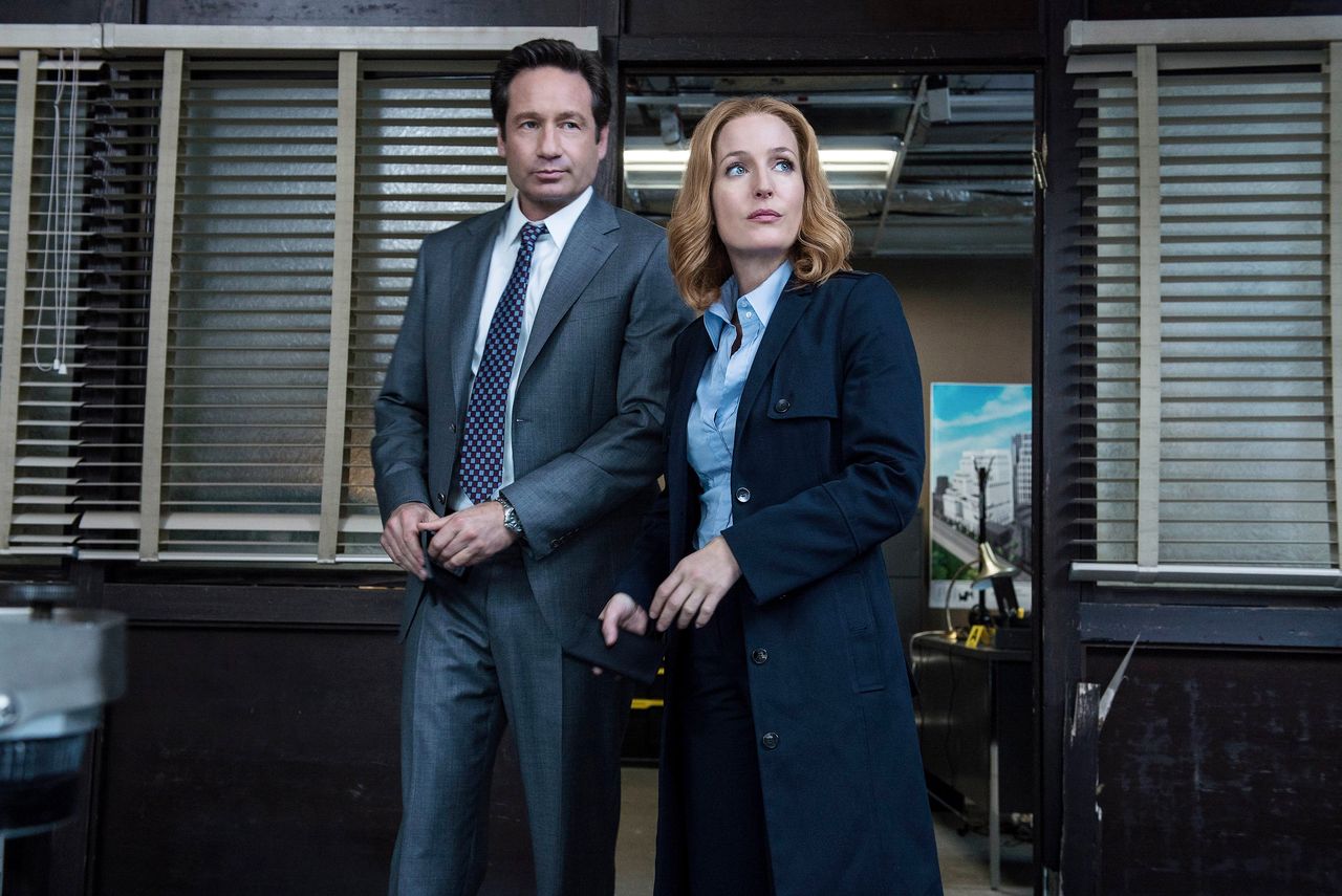 David Duchovny i Gillian Anderson w serialu "Z Archiwum X"