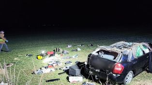 Po dachowaniu wysypała się amfetamina. 46-latek został aresztowany