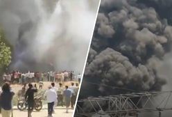 Samolot do Londynu spadł krótko po starcie. Są filmy z katastrofy