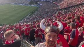 Norwescy kibice świetnie się bawią na mundialu. "Wiosłujemy, bo jesteśmy wikingami"