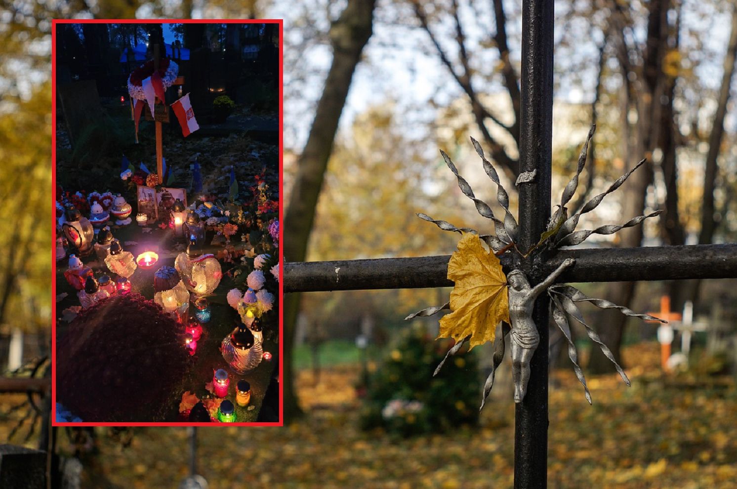 Zginął w Ukrainie. Tak wygląda grób polskiego żołnierza