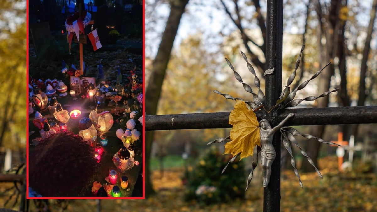 Tak wygląda grób żołnierza poległego w Ukrainie.